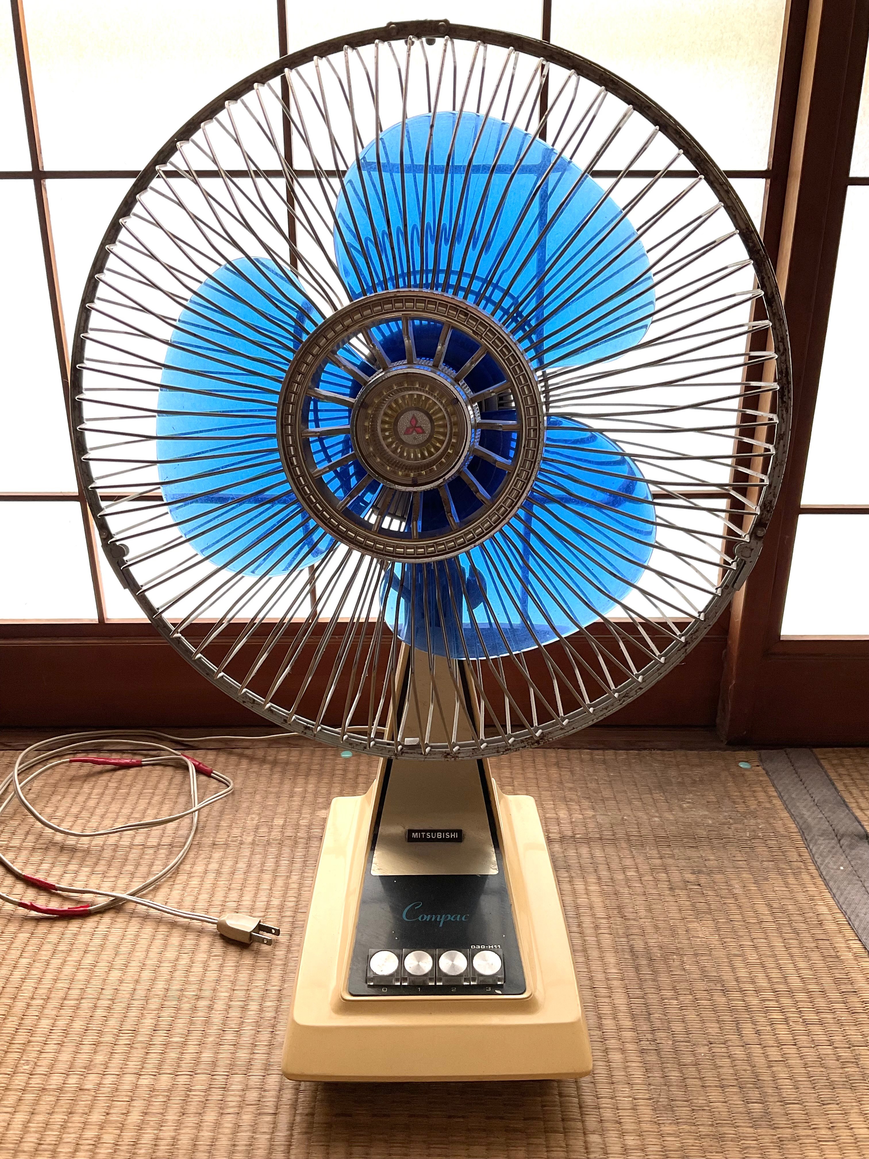 昭和レトロ 三菱扇風機 / D30-H11｜yabuka