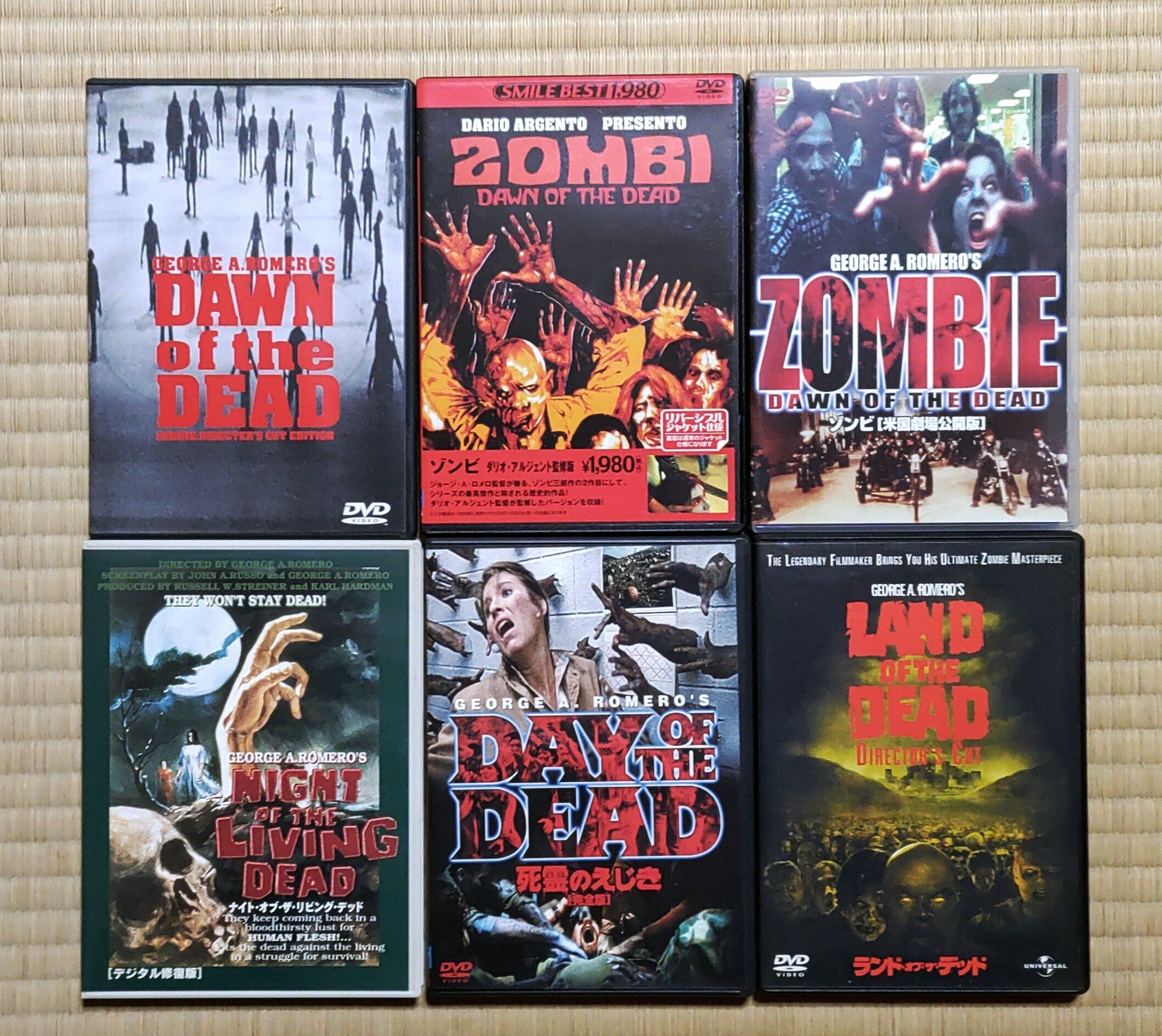 ゾンビ』【DAWN OF THE DEAD】 コレクション：DVD、パンフレット編｜K3-O2