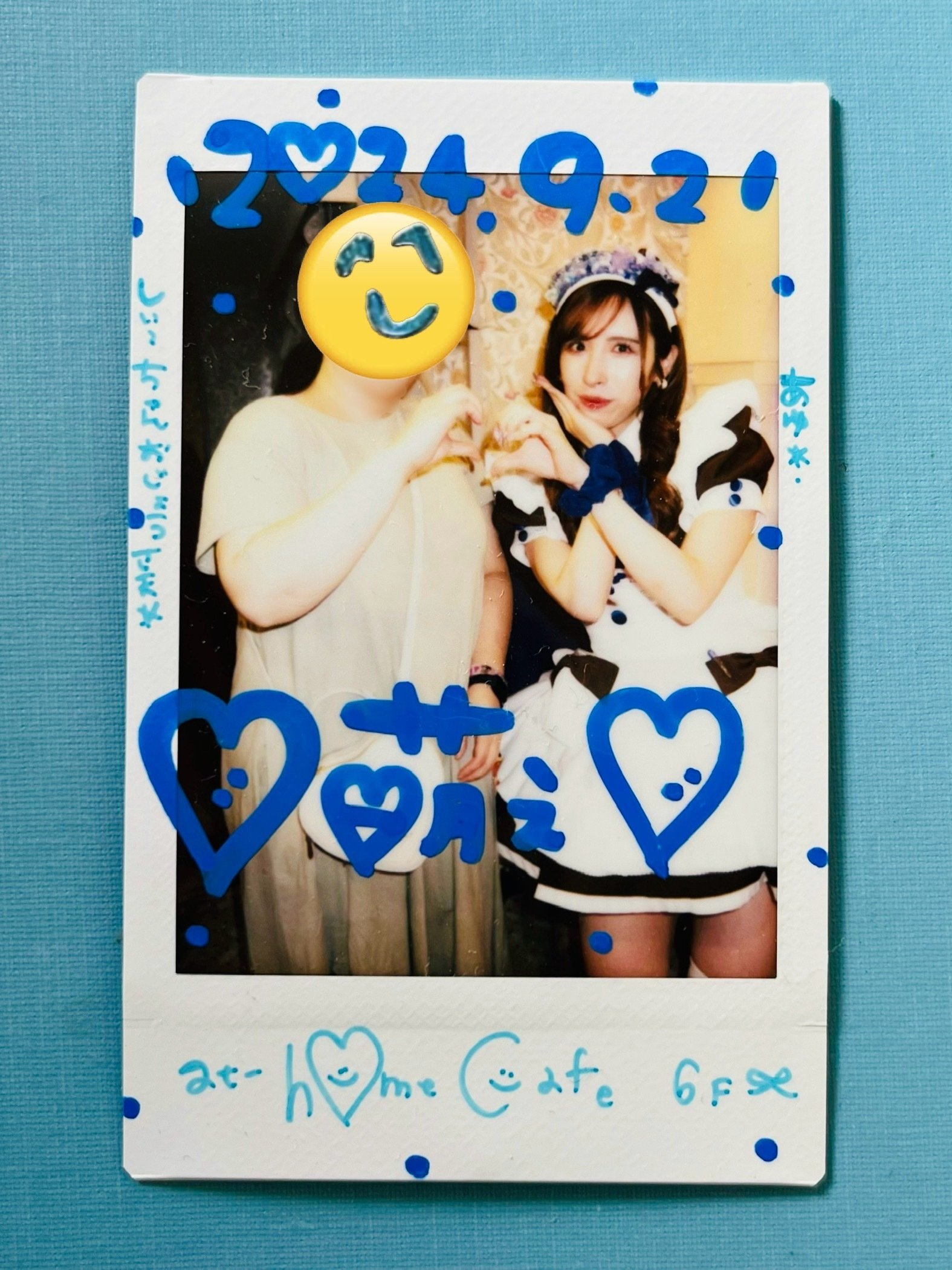 萌えの二文字をこのチェキで【あっとほぉーむカフェに通う記録】｜四季