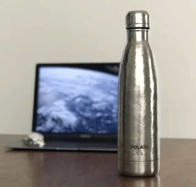 ステンレスじゃない！純チタン製の軽い、強い、錆びない水筒「POLASK