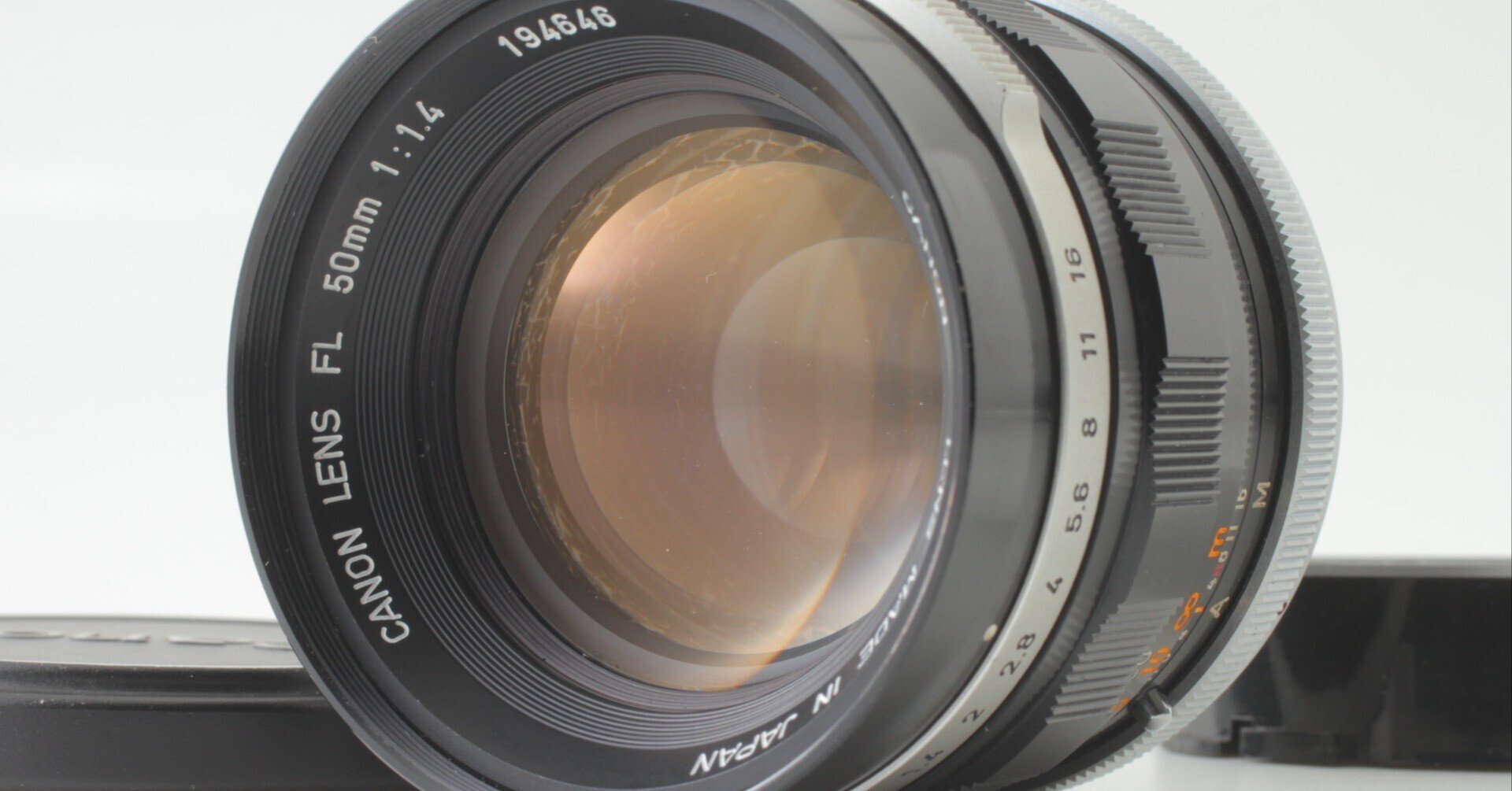 Canon FL 50mm F/1.4の分解｜フィルムカメラ修理のアクアカメラ