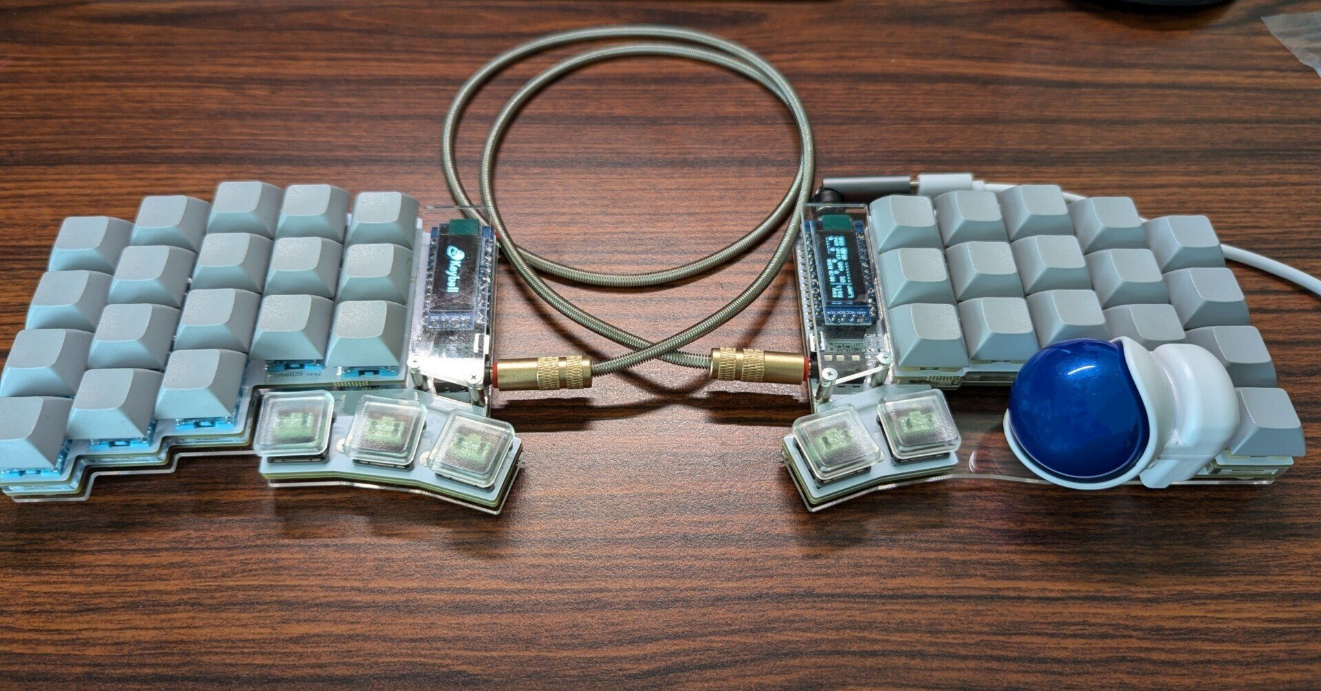 Keyball39 を CherryMX 互換キースイッチのままロープロ風にしてみた