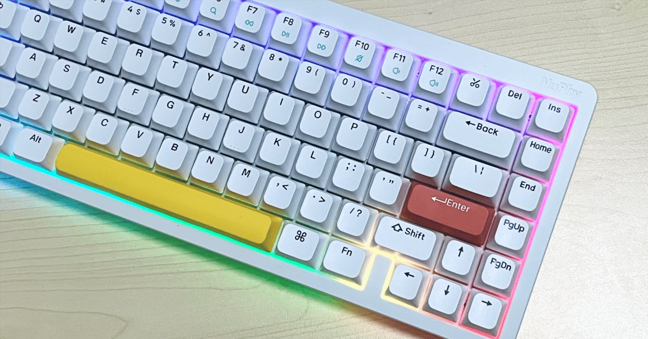 はじめてメカニカルキーボードを買いました【NuPhy Halo75】｜ユキちゃん