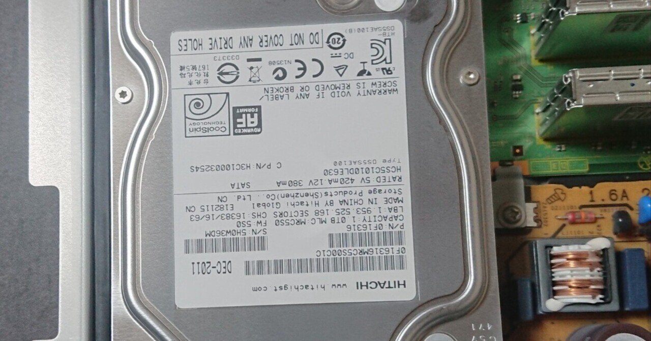 DIGA 修理／換装／増量用 6TB HDD（DiskInfo正常品）タイプⅠ DIGA
