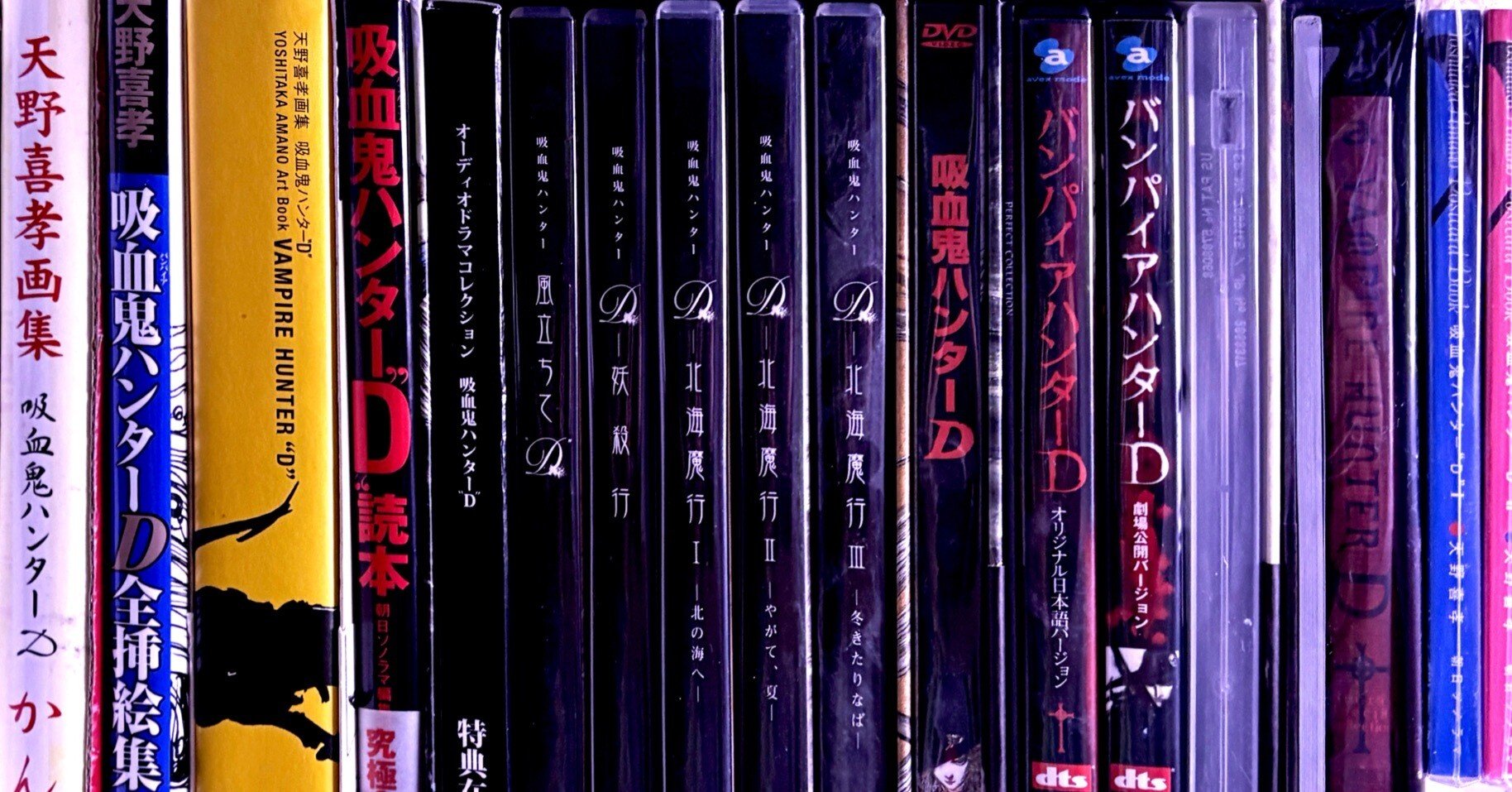 吸血鬼ハンターD関連本など｜kaekero