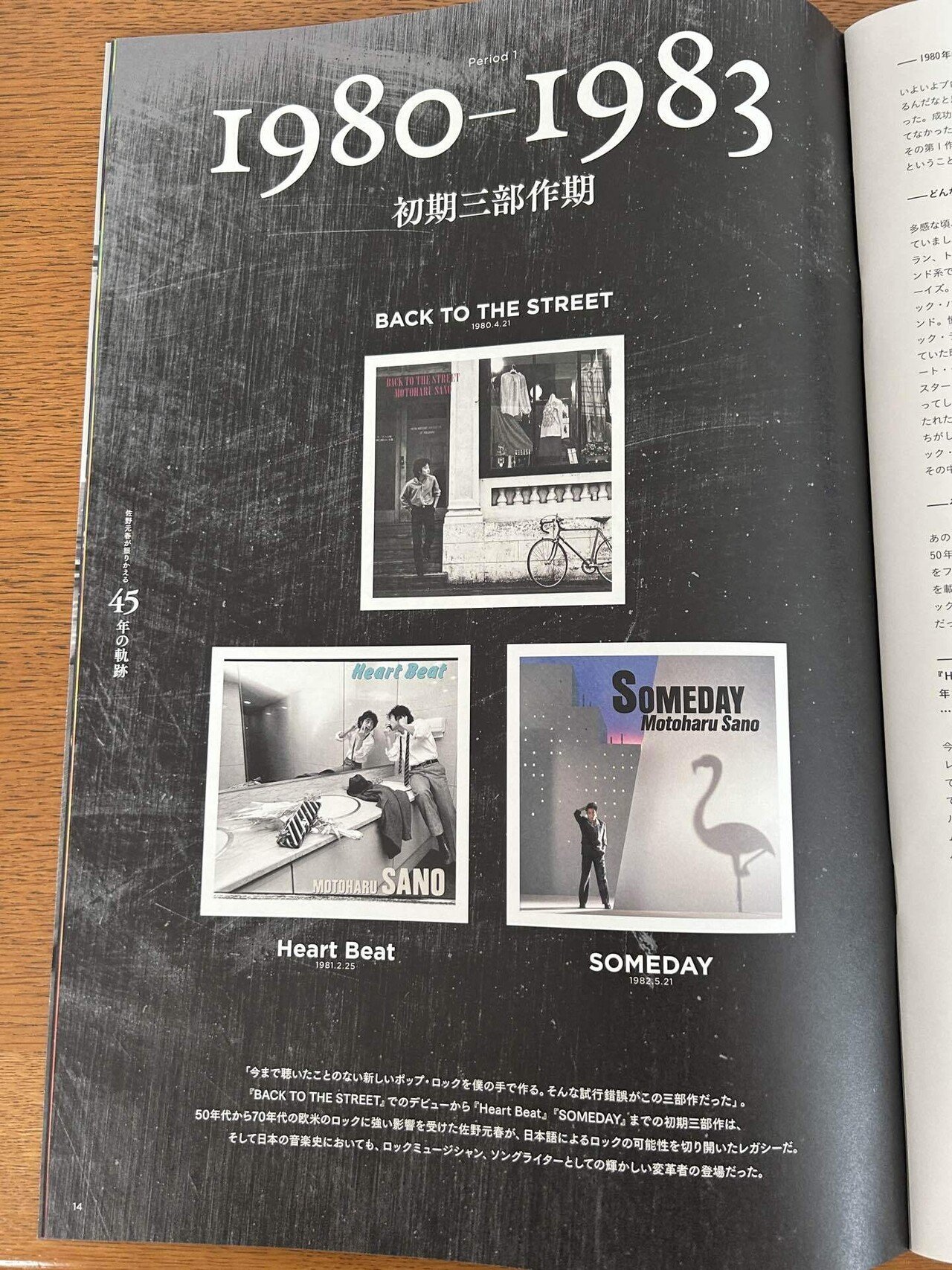 佐野元春：45周年アニバーサリー・ツアーパンフレット｜鈴麻呂