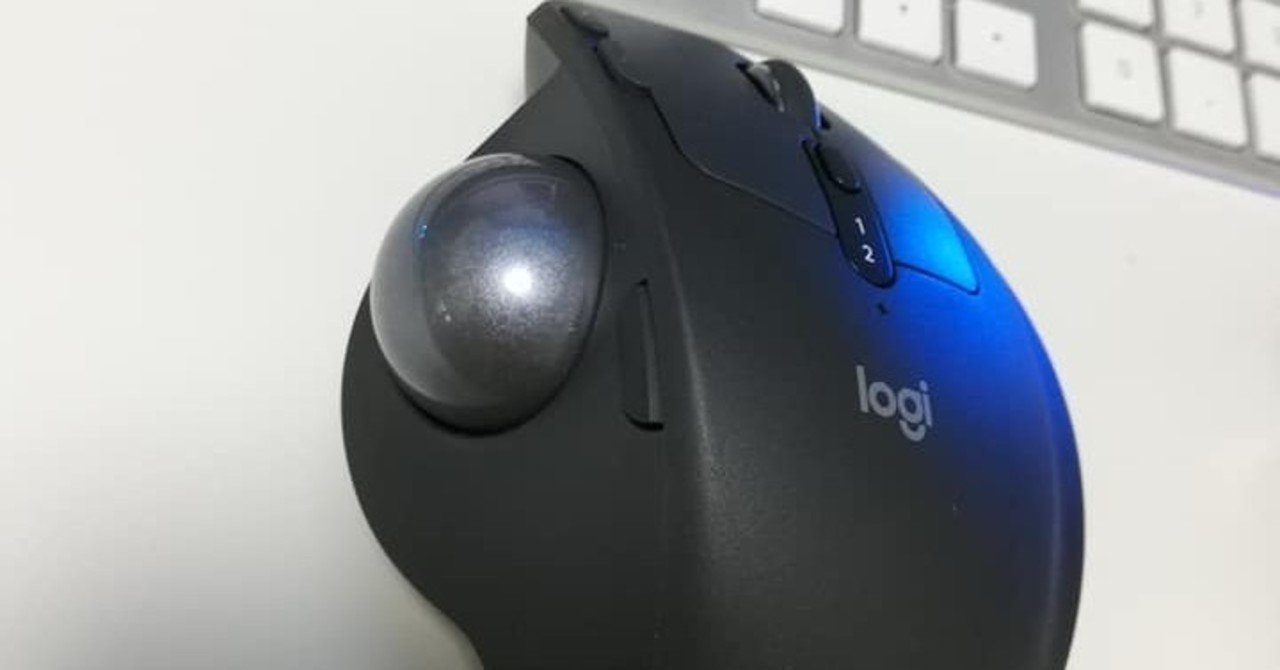 機材レビュー：Logicool MX ERGO（親指トラックボール）｜黒沢ダイスケ