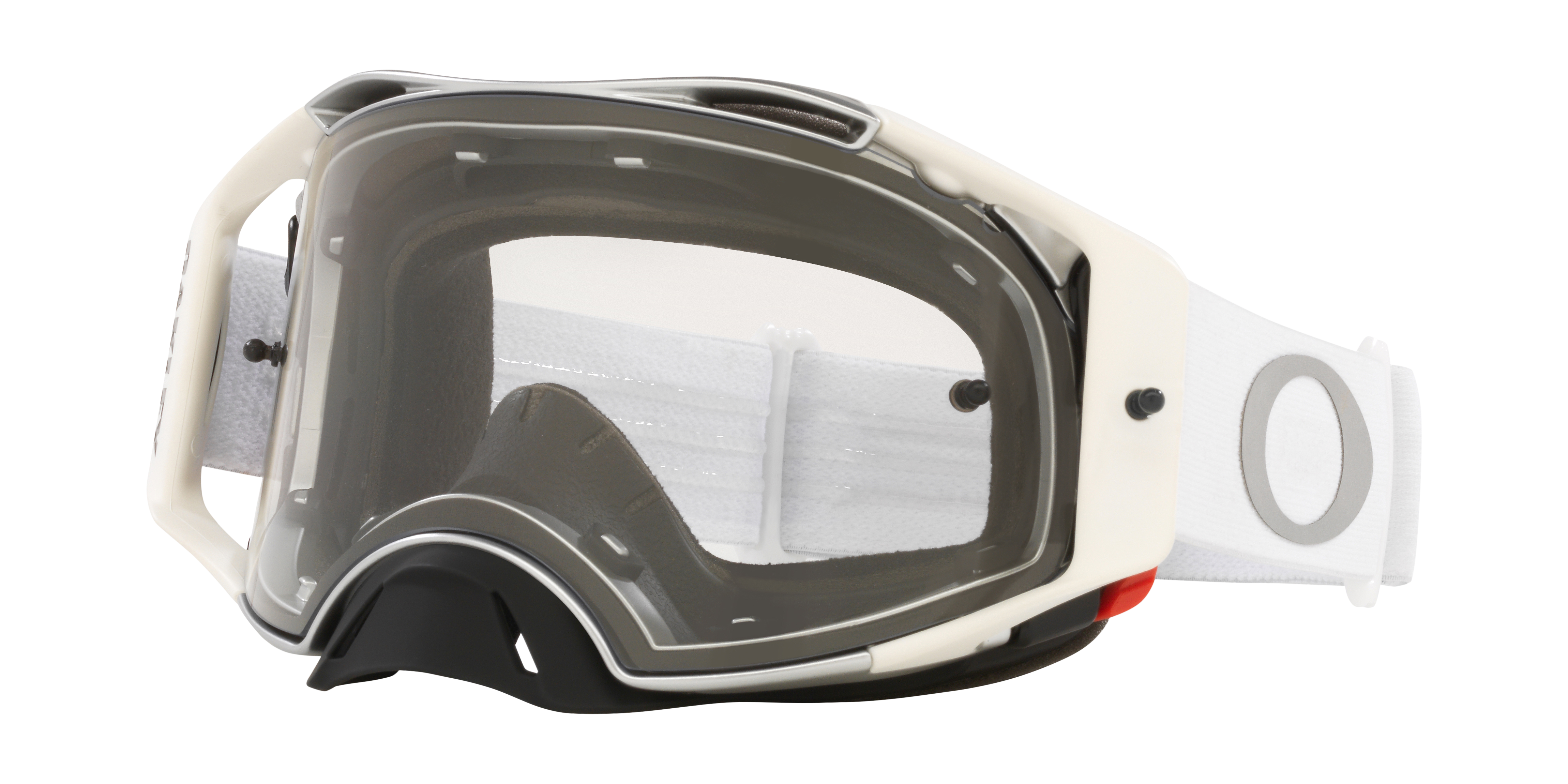 Oakley Airbrake® MX Goggles - Tuff Blocks White - Clear - OO7046