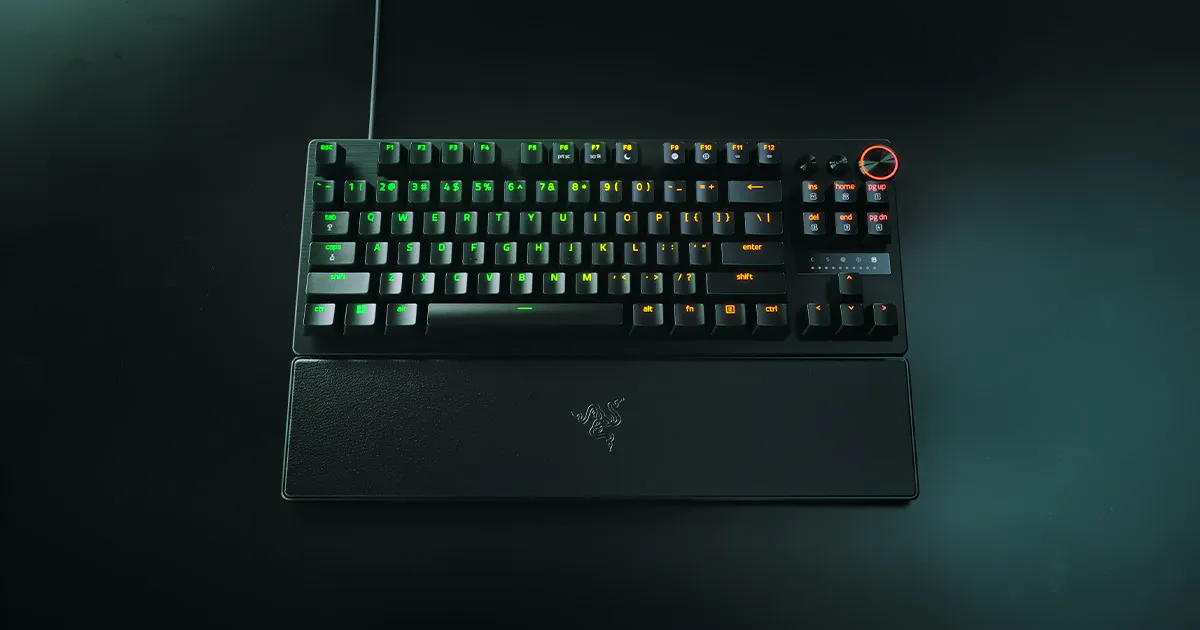 TKL Keyboard for Gaming - Razer Huntsman V3 Pro Tenkeyless | Razer