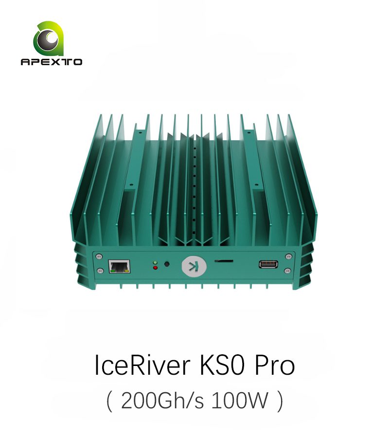 IceRiver KAS KS0 Pro 200GH 100W Crypto Miner Kaspa Mining Machine