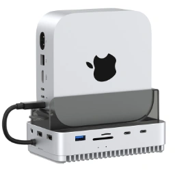 Mac mini (2024)のThunderbolt 4ポートに最大40Gbps接続でNVMe SSDを