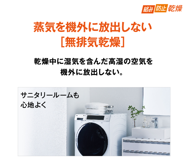 AQW-D10P-L | 容量：洗濯・脱水 10kg / 乾燥 5kg / 水量約48L