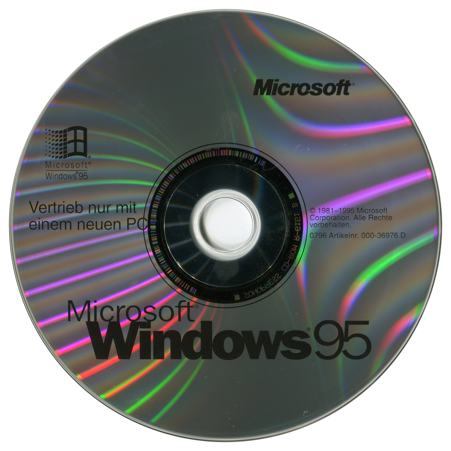 Windows 95b (DE, 07/96) : Microsoft : Free Download, Borrow, and