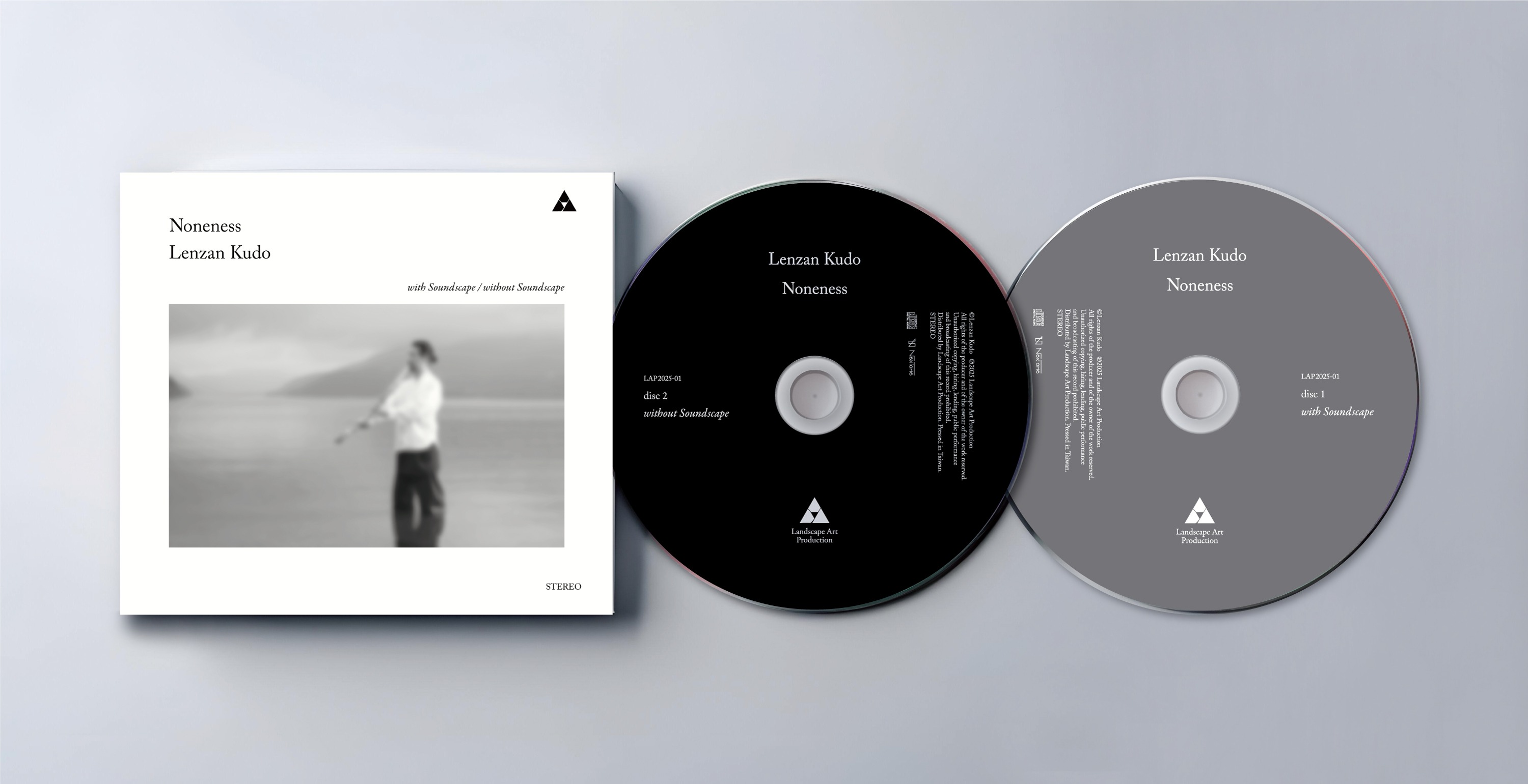 Lenzan Kudo 工藤 煉山｜ “Noneness” with Soundscape / without