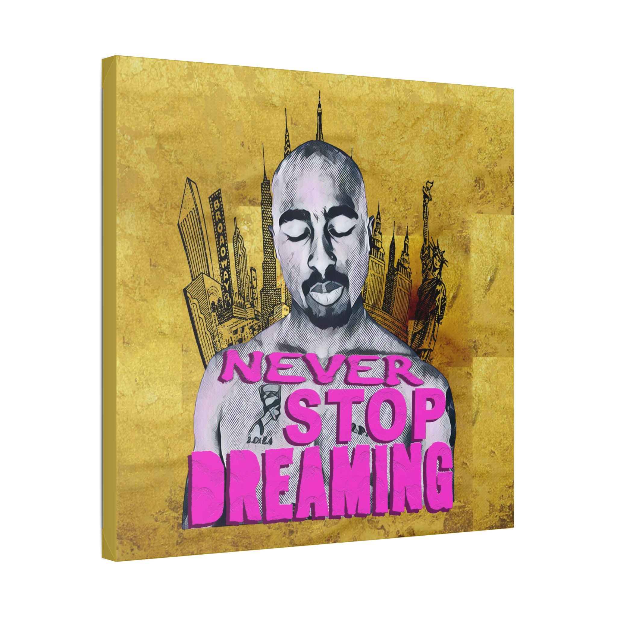 Never Stop Dreaming - Canvas Gallery Wrap, Pop Culture, Wall Art