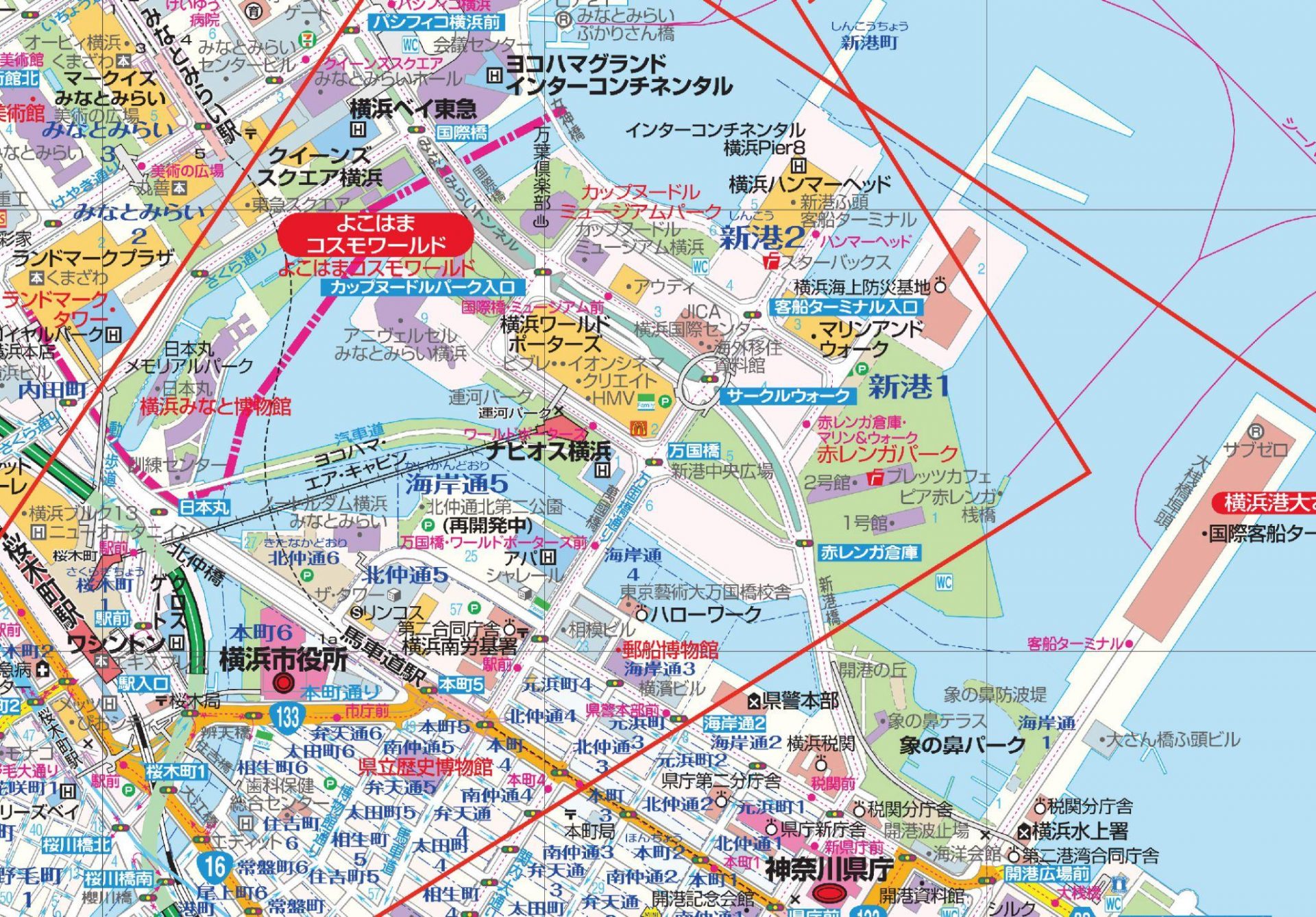 横浜・みなとみらい誕生の秘密を解き明かす。古地図から見る街の