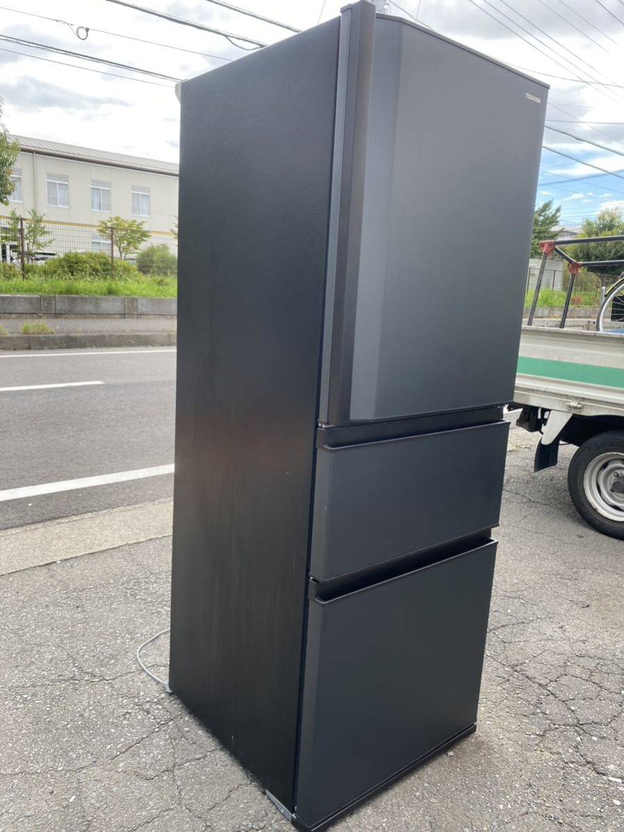 TOSHIBA GR-T33SC(WT) 冷蔵庫 326L 2022年製 - 東芝 3ドア冷蔵庫