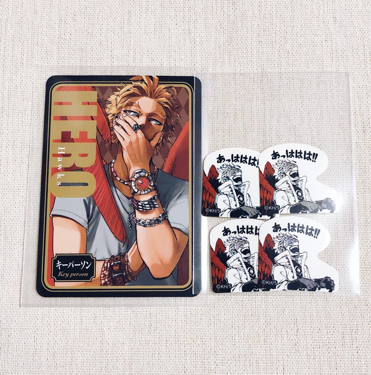 新品】 送料無料 僕のヒーローアカデミア ホークス 人狼カード