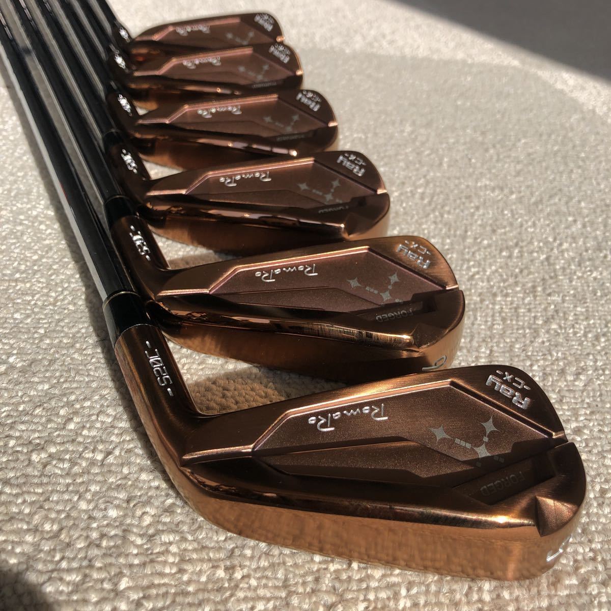 ロマロ新製品（2022年5月～）・限定・アイアン6本セット カッパー仕上