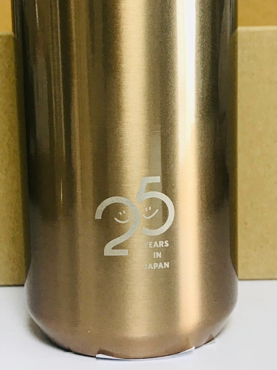 Starbucks スタバ ステンレスボトル ゴールド 25YEARS 25周年