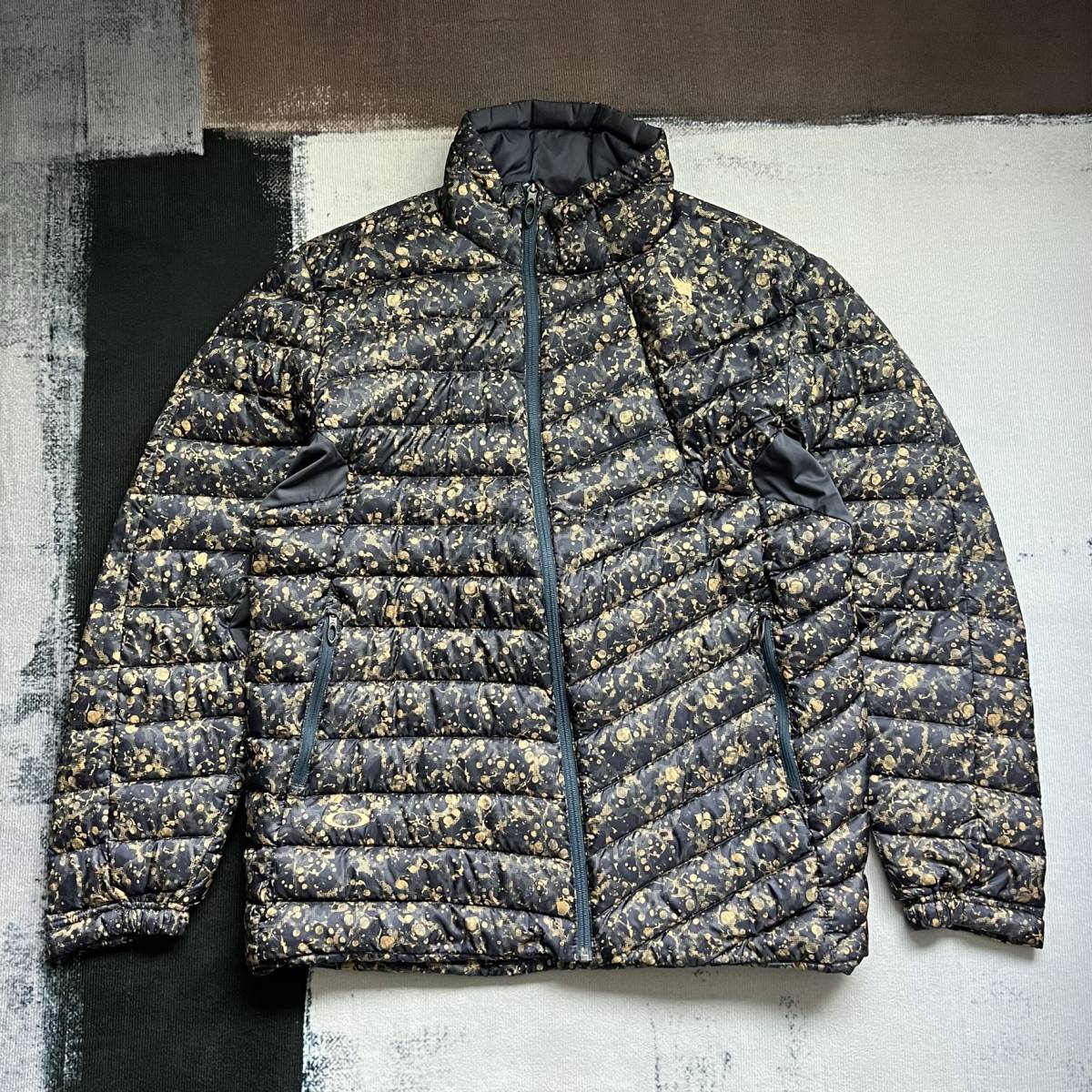 美品 OAKLEY オークリー スカルライン ダウンジャケット ゴルフウェア
