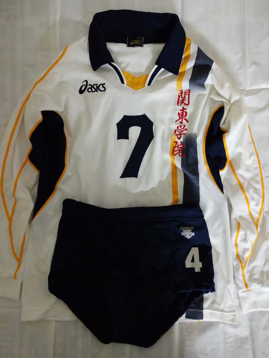 Yahoo!オークション - アシックス 女子バレー部ユニフォームセット③