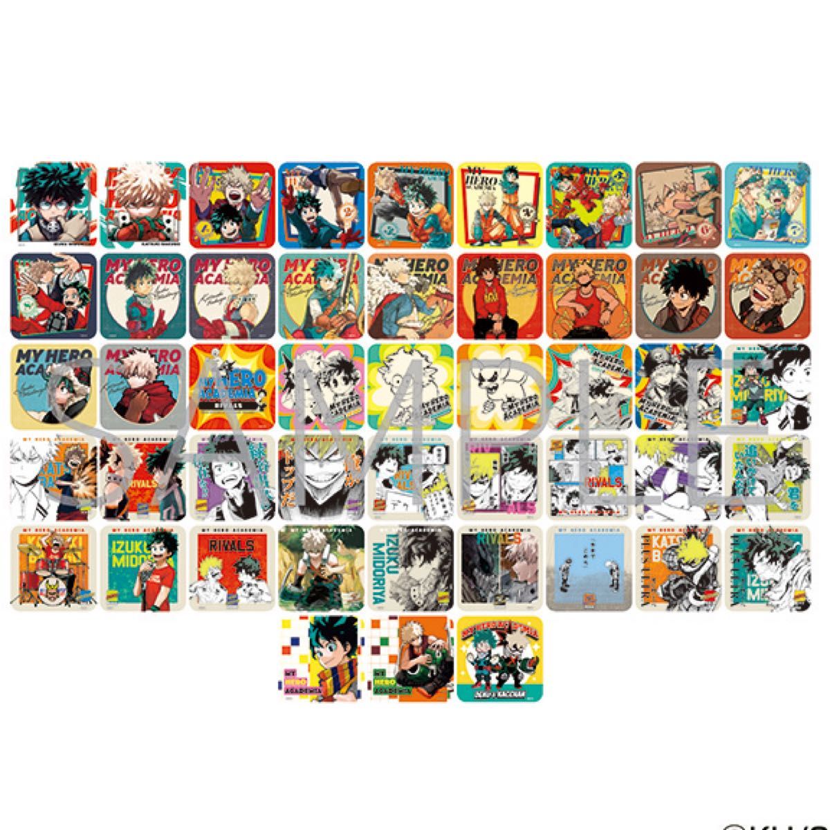 僕のヒーローアカデミア アートコースター －RIVALS－ 全種