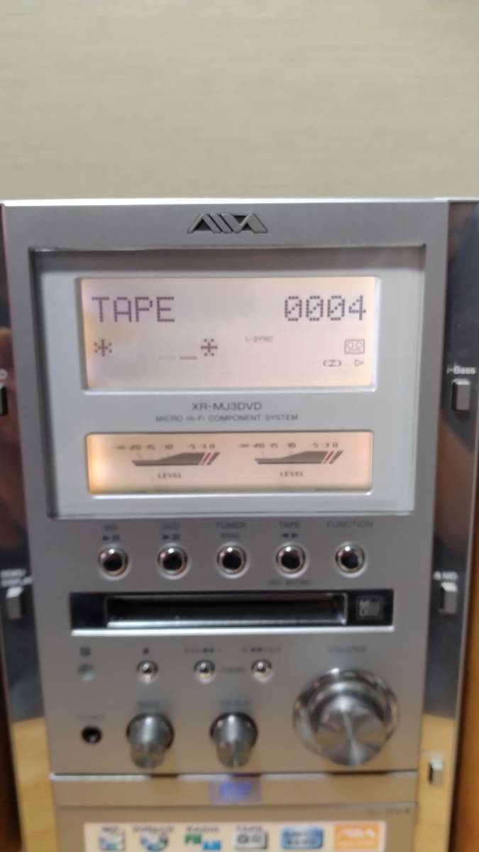 Yahoo!オークション - AIWA XR-MJ3DVD ミニコンポ リモコン2個付き