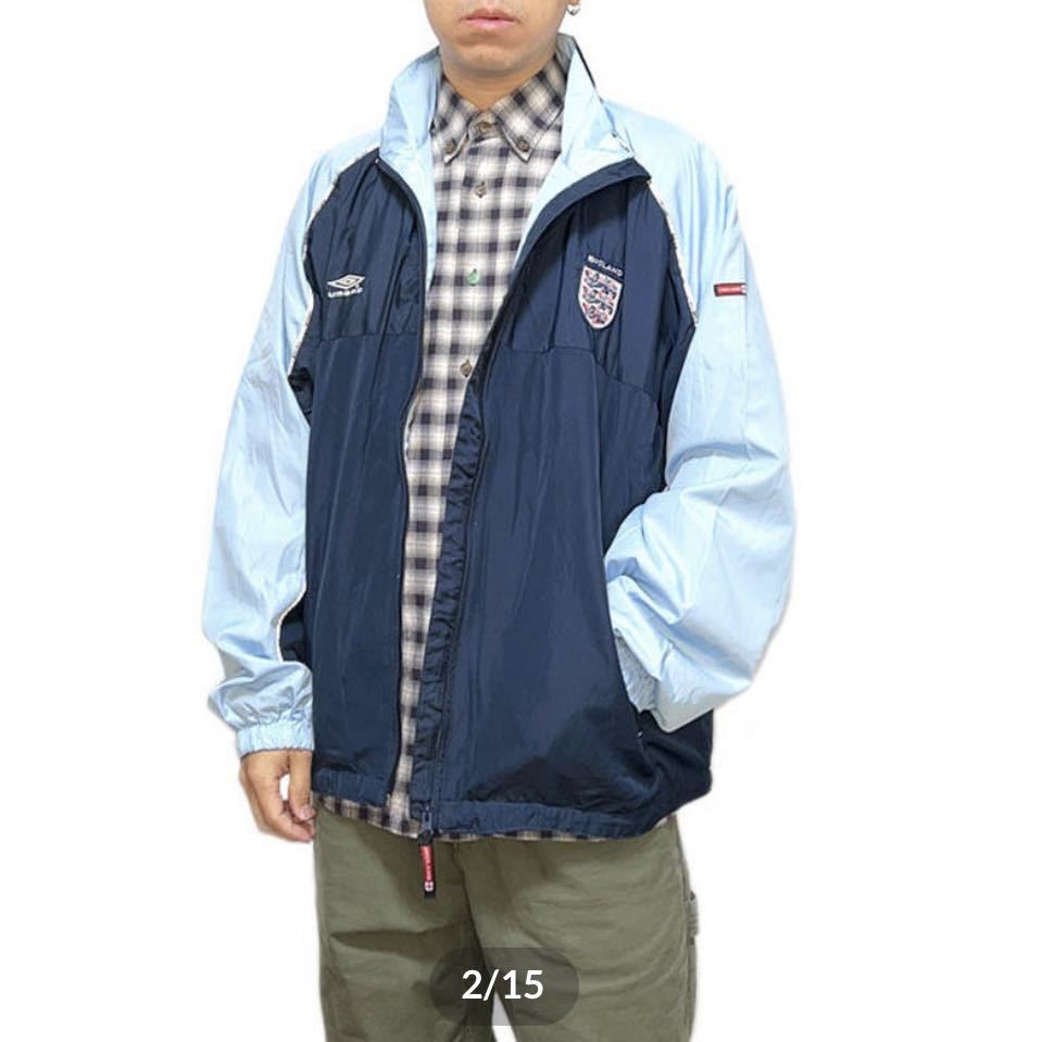 希少】在原みゆ紀 着用 UMBRO イングランド代表 ナイロンジャケット