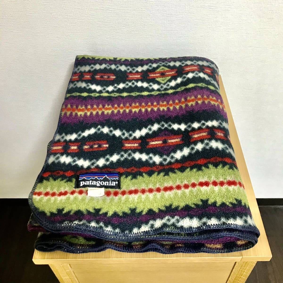希少 90年代 patagonia パタゴニア ブランケット シンチラ フリース