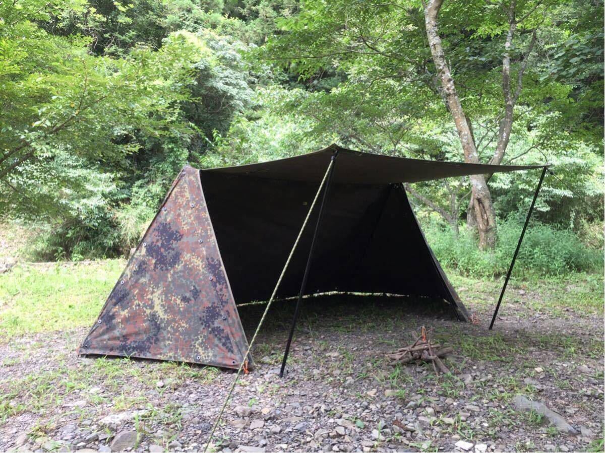 ドイツ軍パップテント 軍幕 《1枚 》｜Yahoo!フリマ（旧PayPayフリマ）