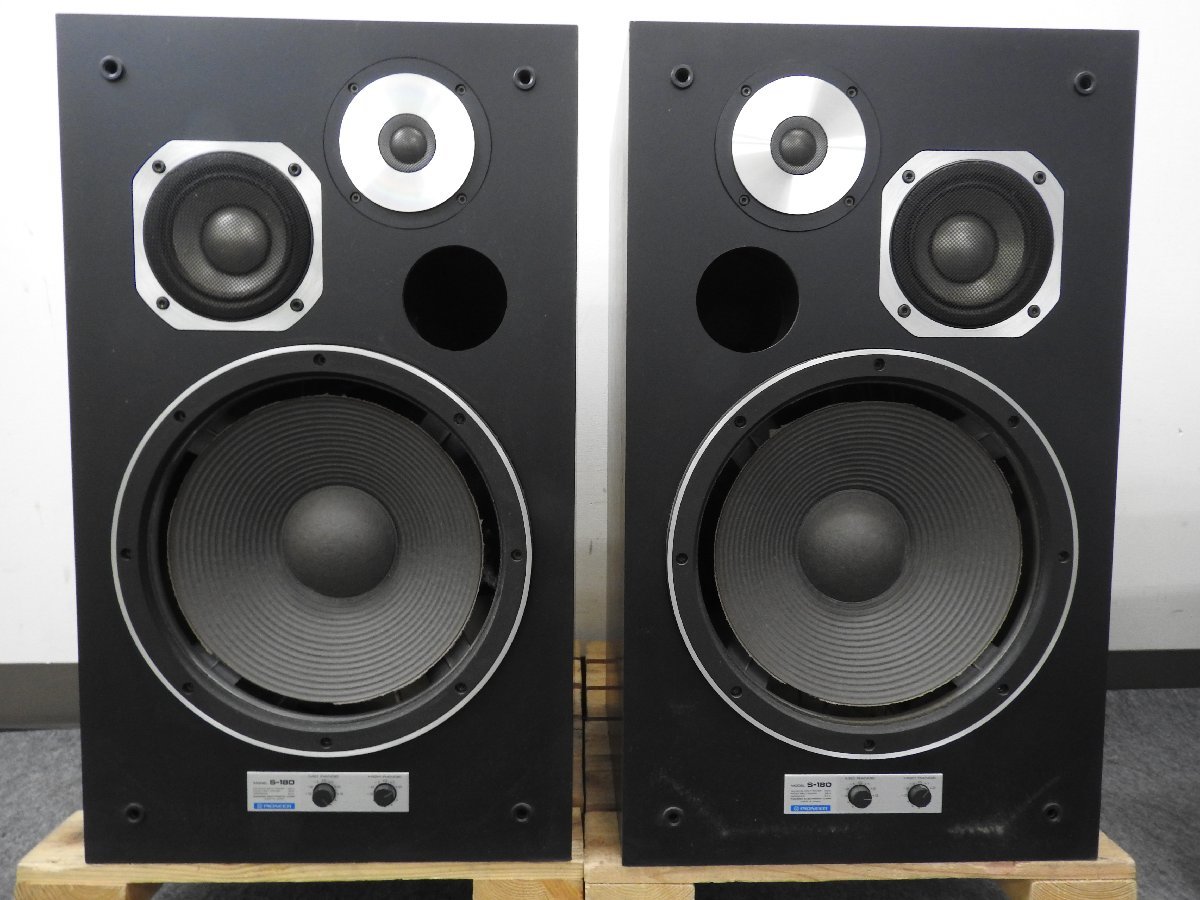 Yahoo!オークション - Pioneer パイオニア S-180 スピーカーペア 中古
