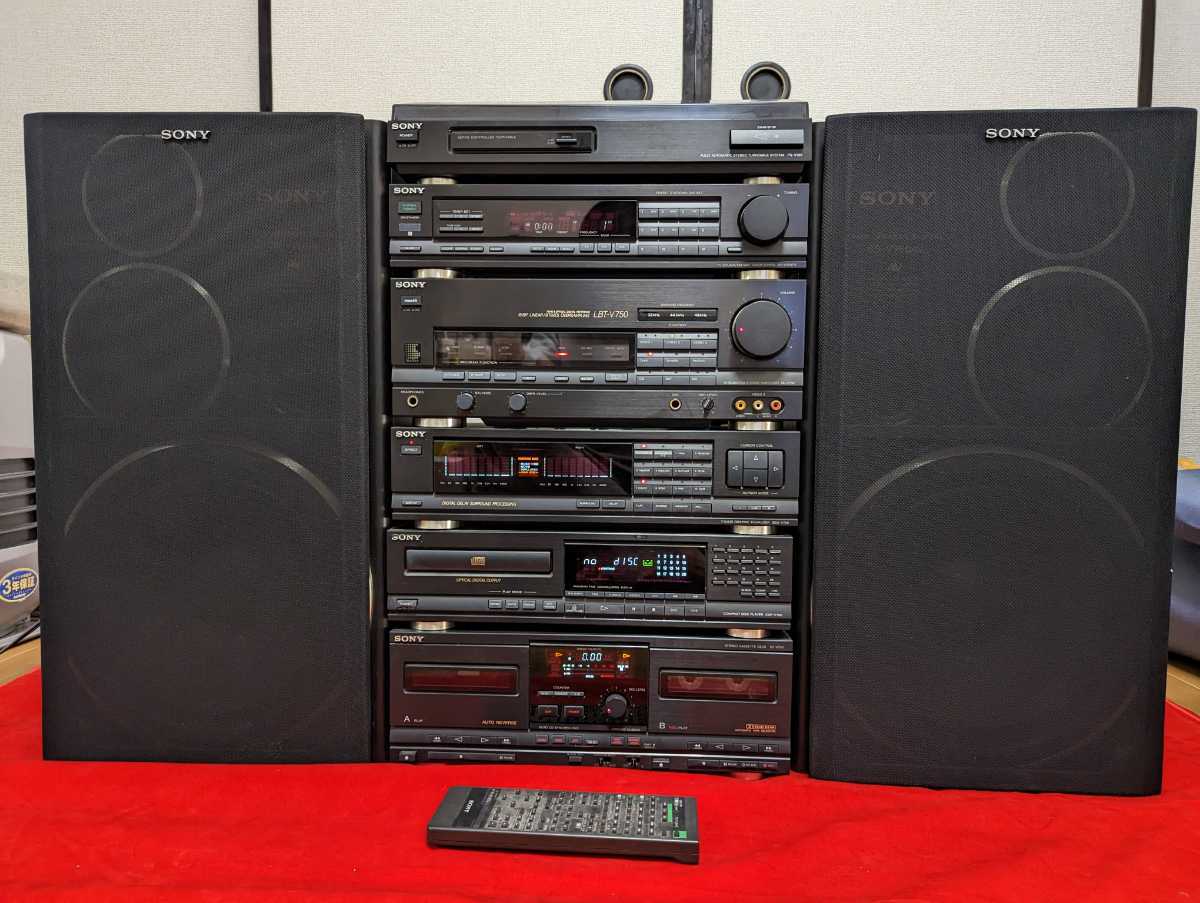 Yahoo!オークション - SONYシステムコンポ LBT-750シリーズST-V750TV T