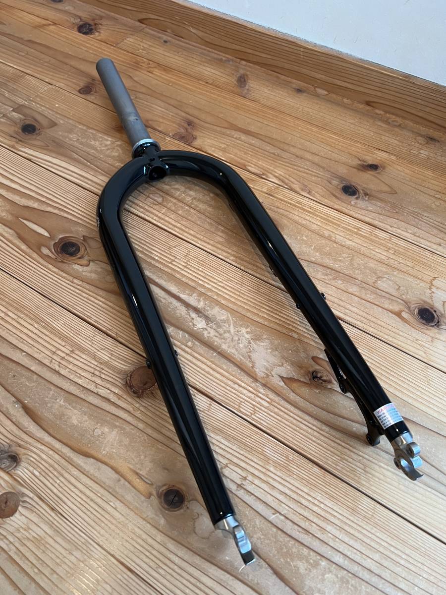 送料無料 SALSA クロモリ リジットフォーク OS 下玉押し クリス