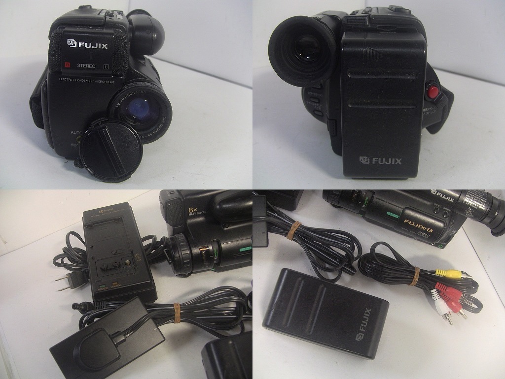 8mmテープ再生できます FUJIX Video8ビデオカメラ M890 ダビングにご