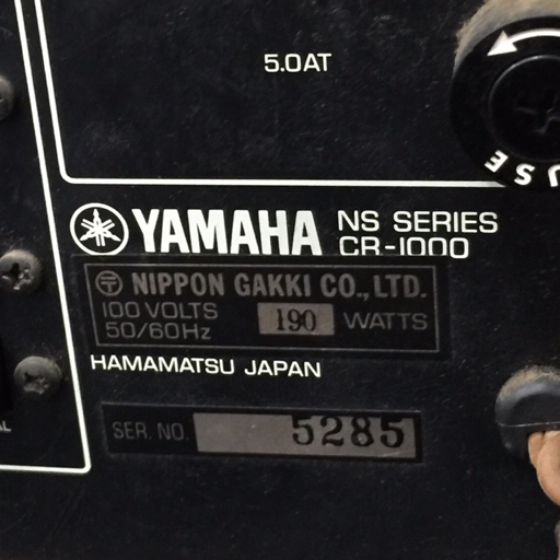 Yahoo!オークション - YAMAHA CR-1000 FMレシーバー ステレオレシーバ