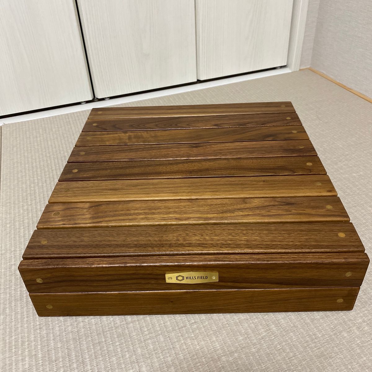 HILLS FIELD 俺のMOKKIN ウォールナット 折りたたみ キャンプテーブル