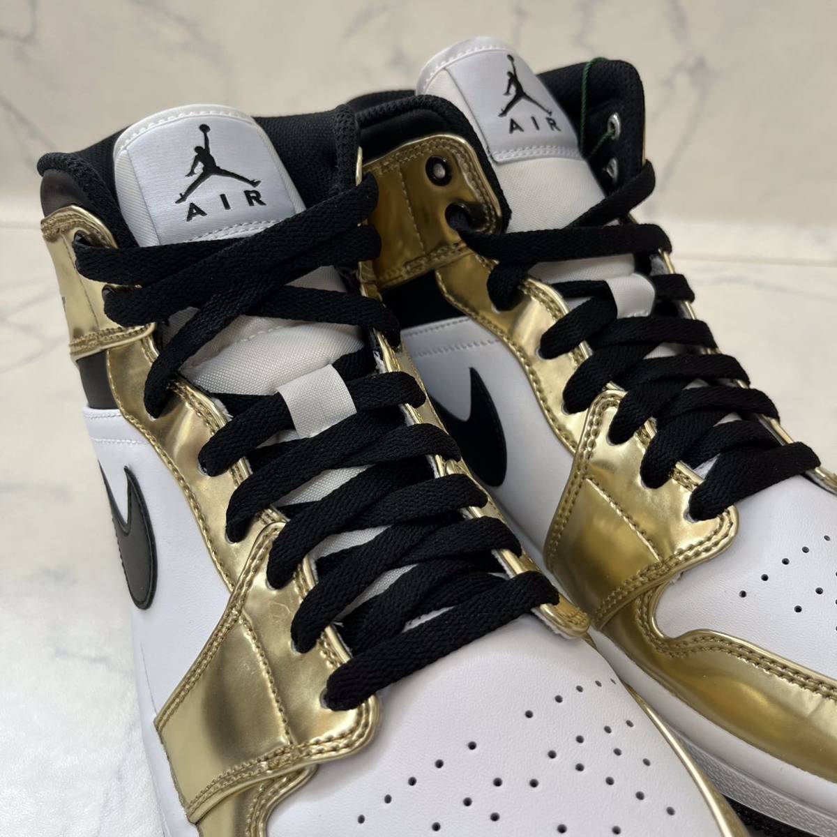 送料無料 【新品 海外限定】26 5cm NIKE AIR JORDAN MID METALLIC GOLD