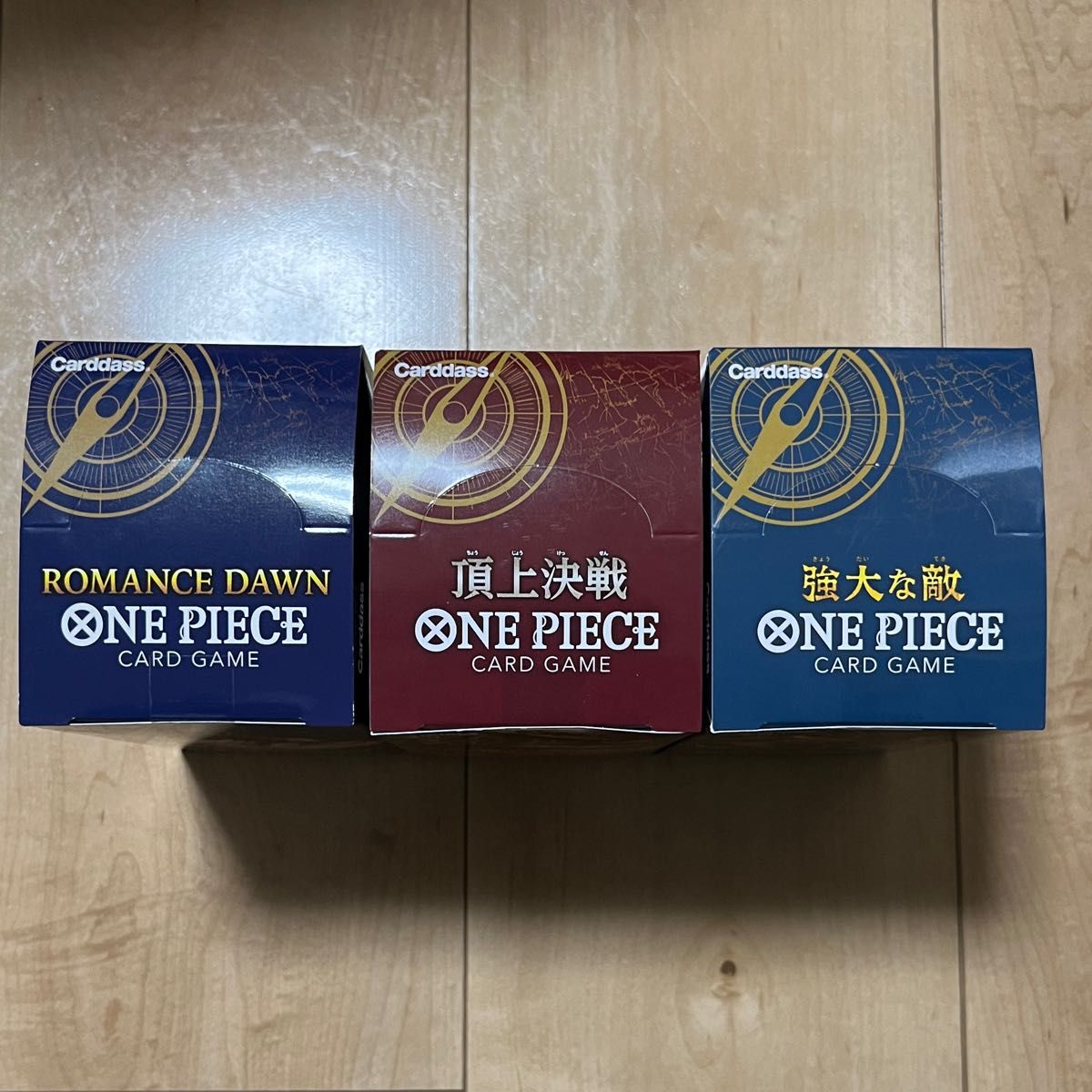 ワンピースカードゲーム 未開封BOX 3種類セット テープ付｜Yahoo