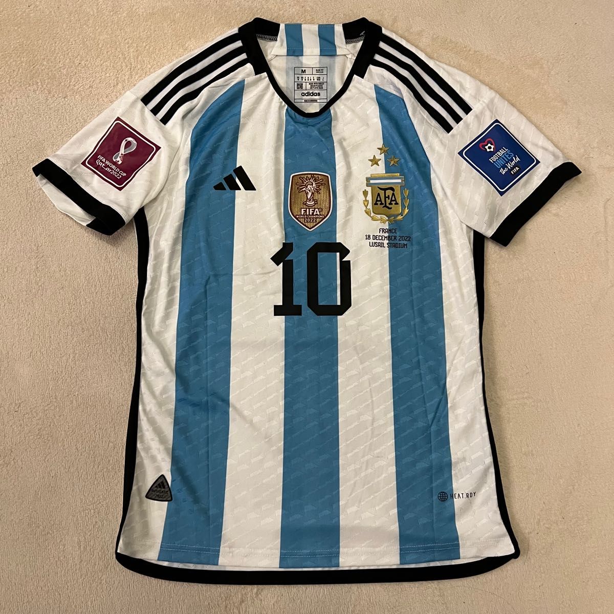 新品未使用】メッシ オーセンティック カタールW杯 決勝戦 優勝記念