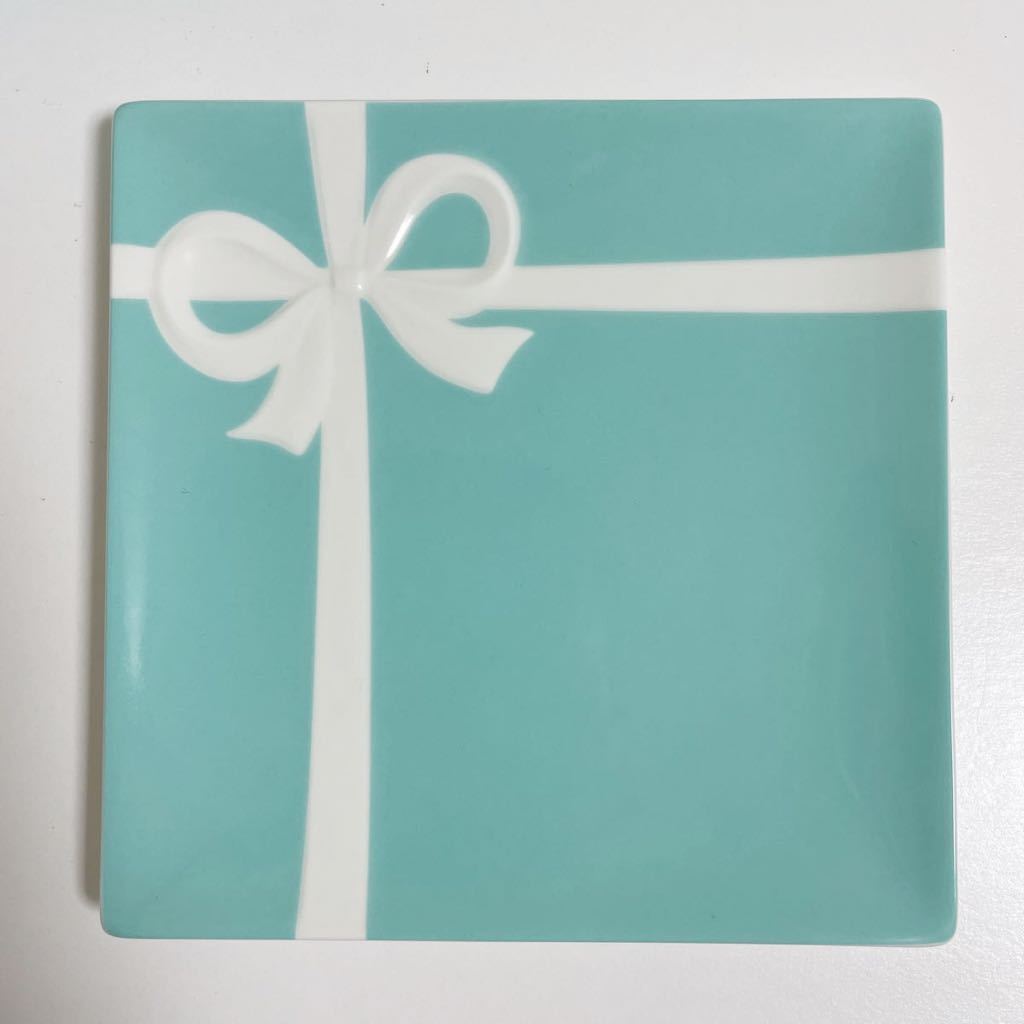 即決 新品 TIFFANY&CO ティファニー リボン デザートプレート ペア お
