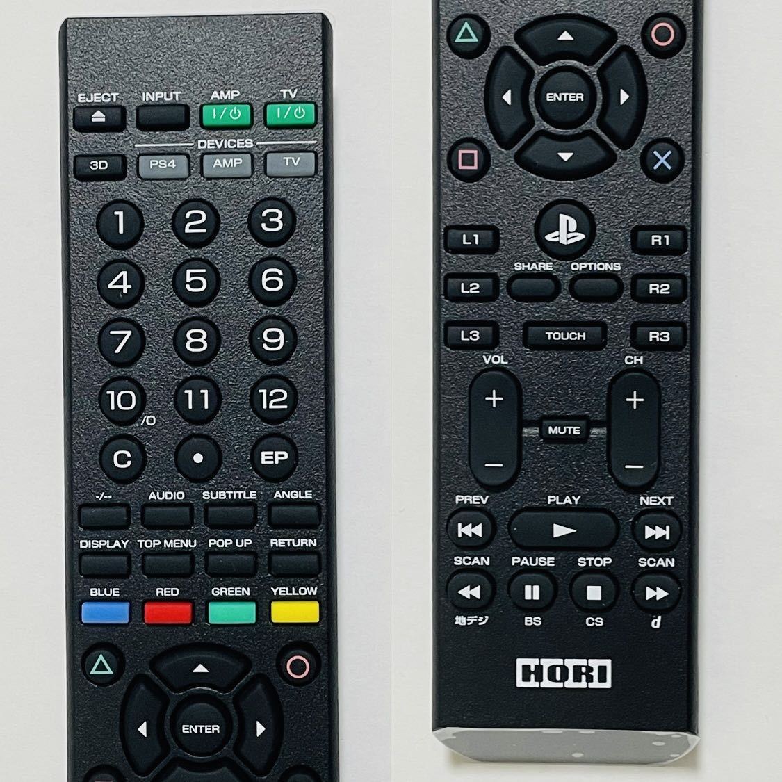 美品 HORI ホリ BD/TV マルチリモコン for PlayStation4 PS4-051 (PS4