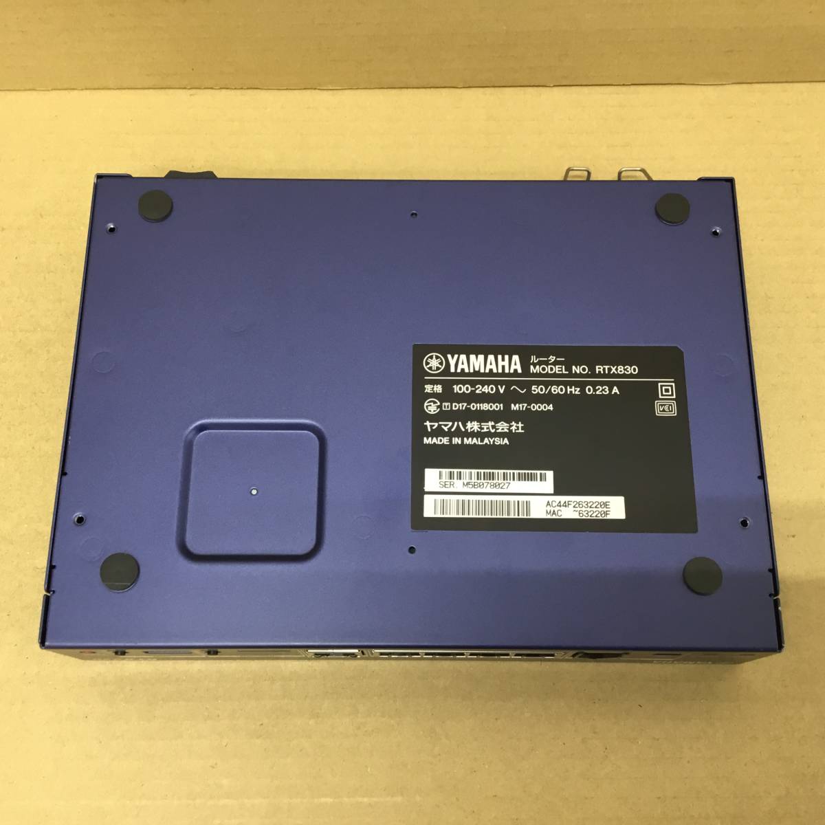 2304256012】 ヤマハ YAMAHA RTX830 ルーター 通電確認済み｜Yahoo