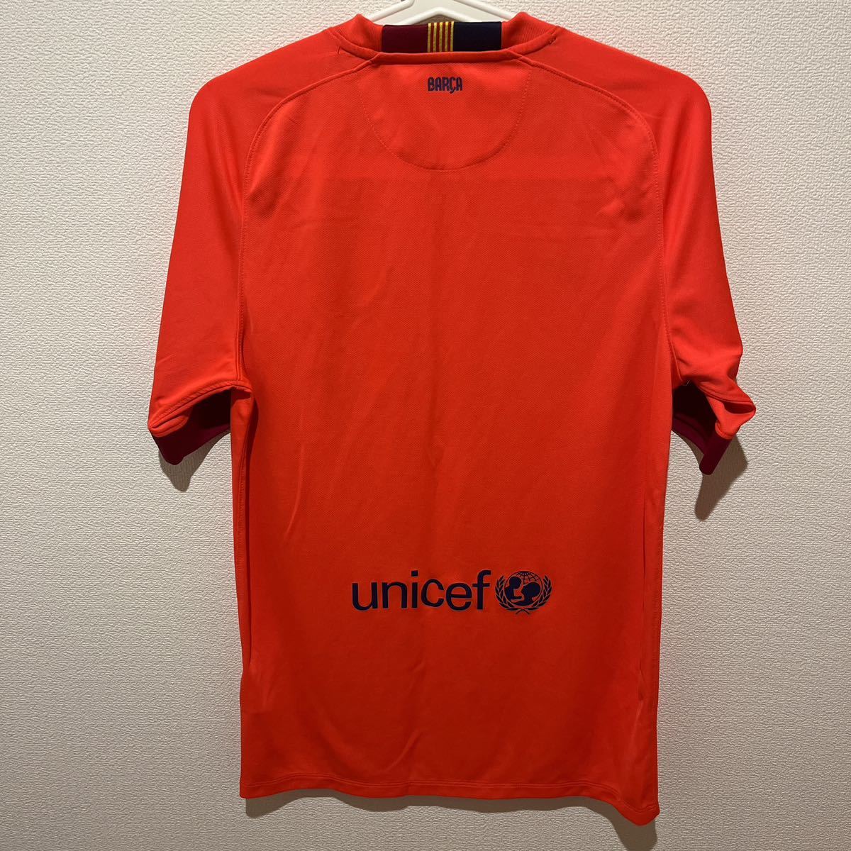 美品 NIKE社製 FCバルセロナ 2014-15アウェイユニフォーム サイズS