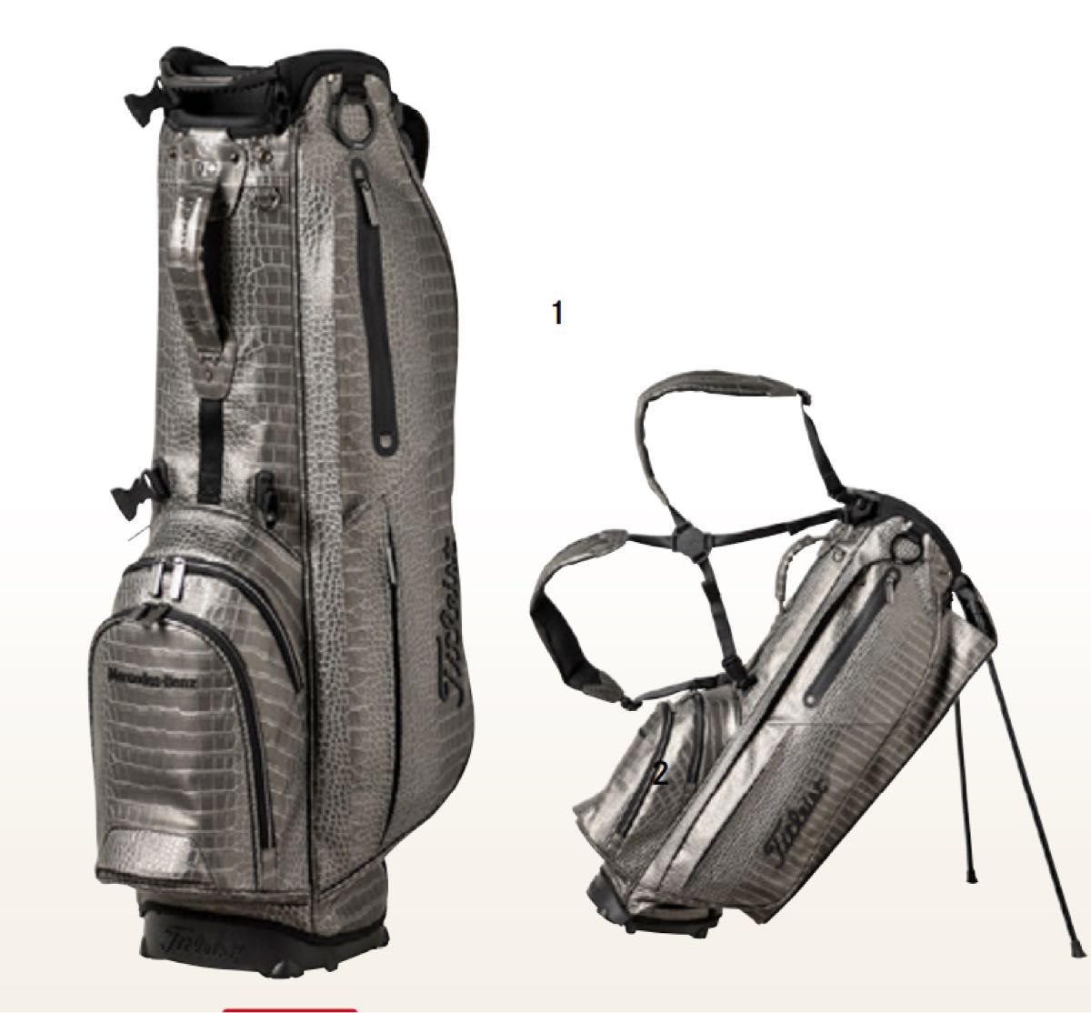 新品未開封 ベンツ タイトリスト キャディバッグ クロコダイル限定