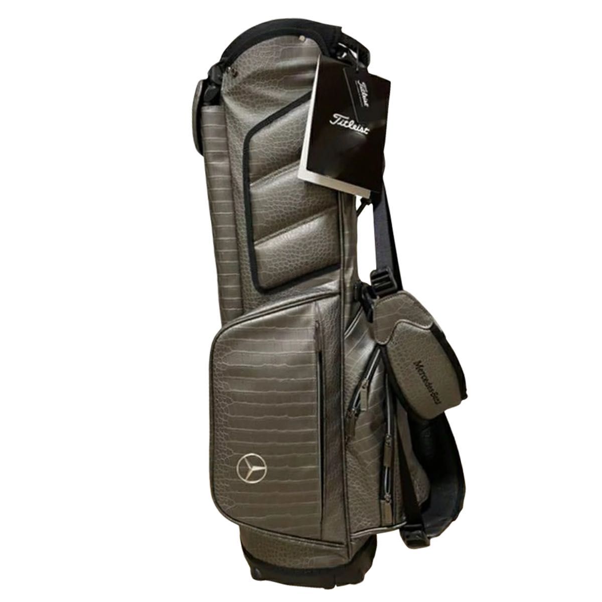 新品未開封 ベンツ タイトリスト キャディバッグ クロコダイル限定