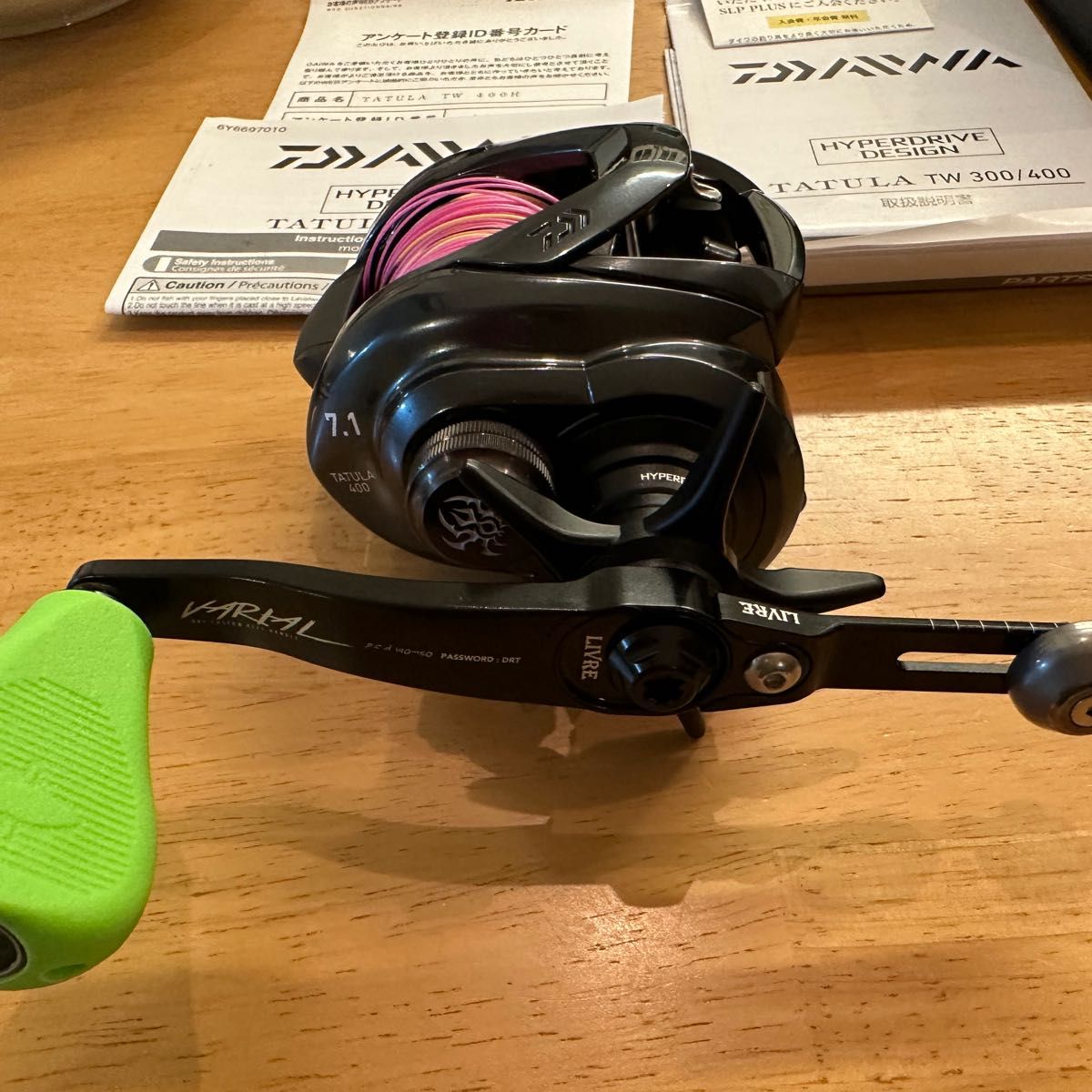 ダイワ タトゥーラ400 バリアルハンドル付き 未使用｜Yahoo!フリマ（旧