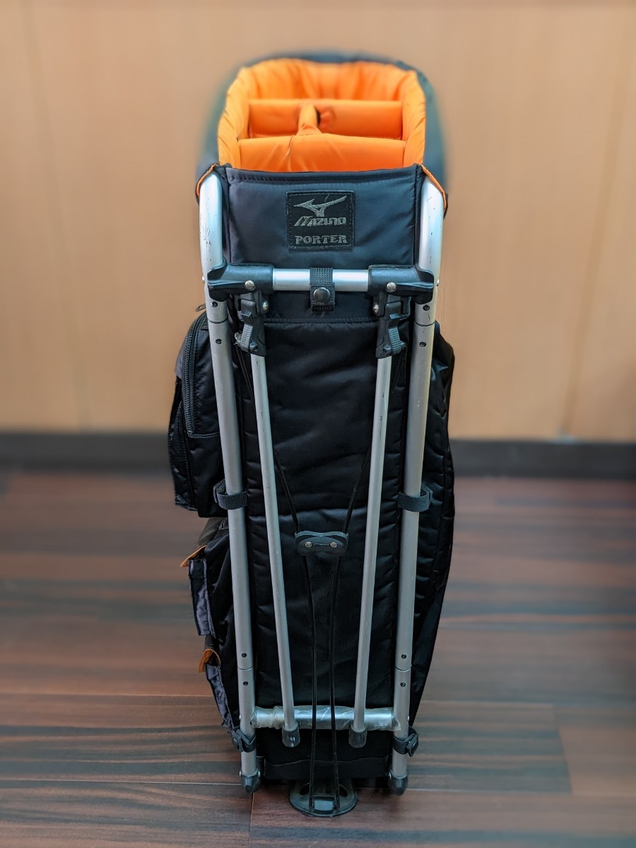 送料無料 稀少・レア・黒 ポーター PORTER 吉田カバン キャディバッグ