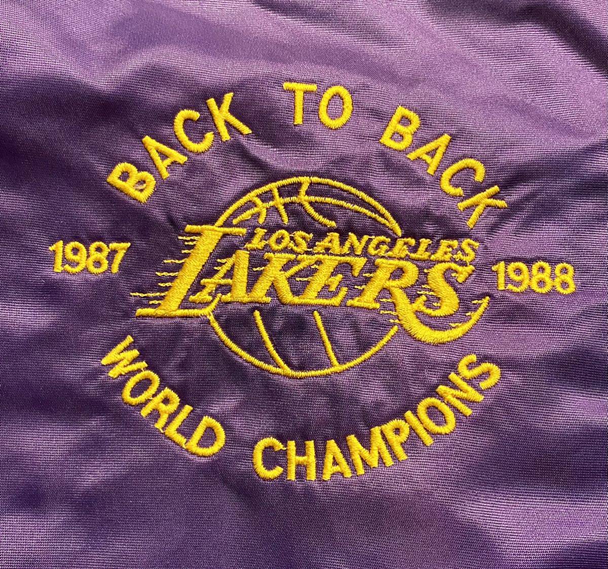 入手困難】LAKERS スタジャン VINTAGE レイカーズ バスケ NBA