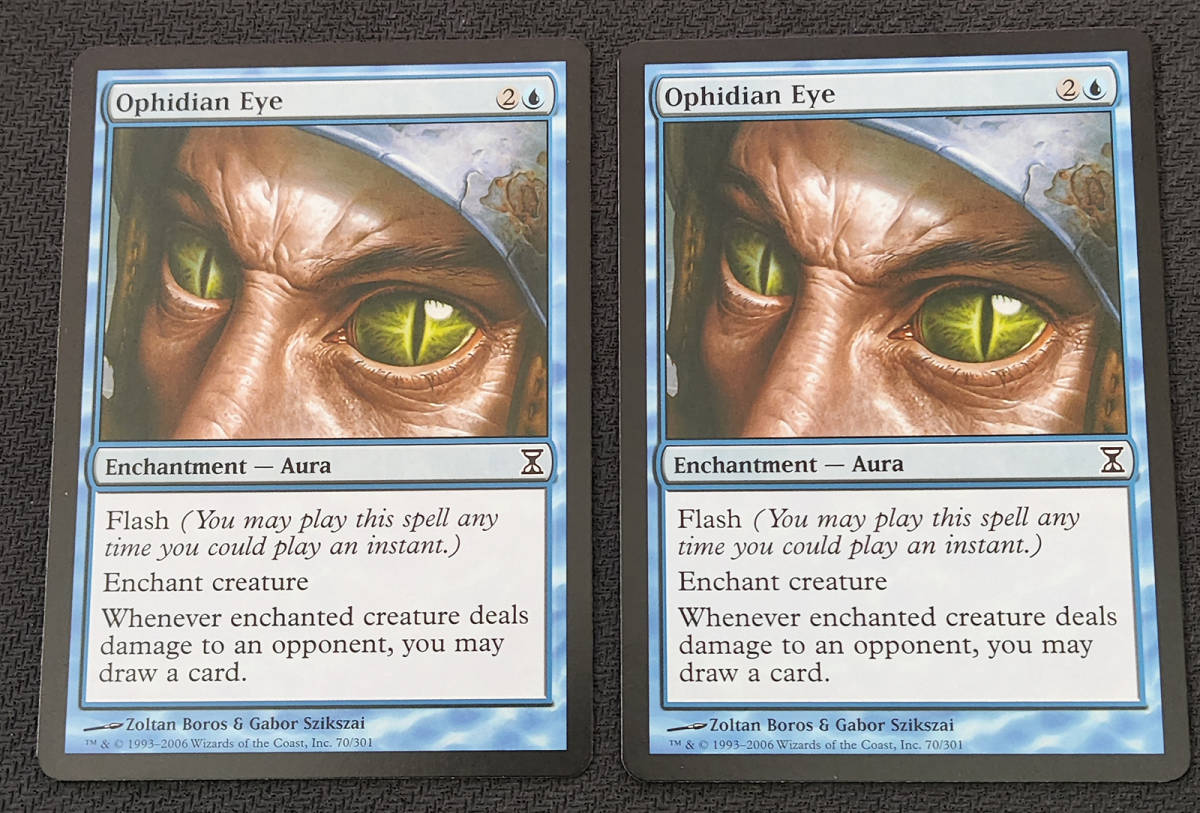 Yahoo!オークション - MTG TSP 英語版 知恵の蛇の眼/Ophidian Eye 2枚